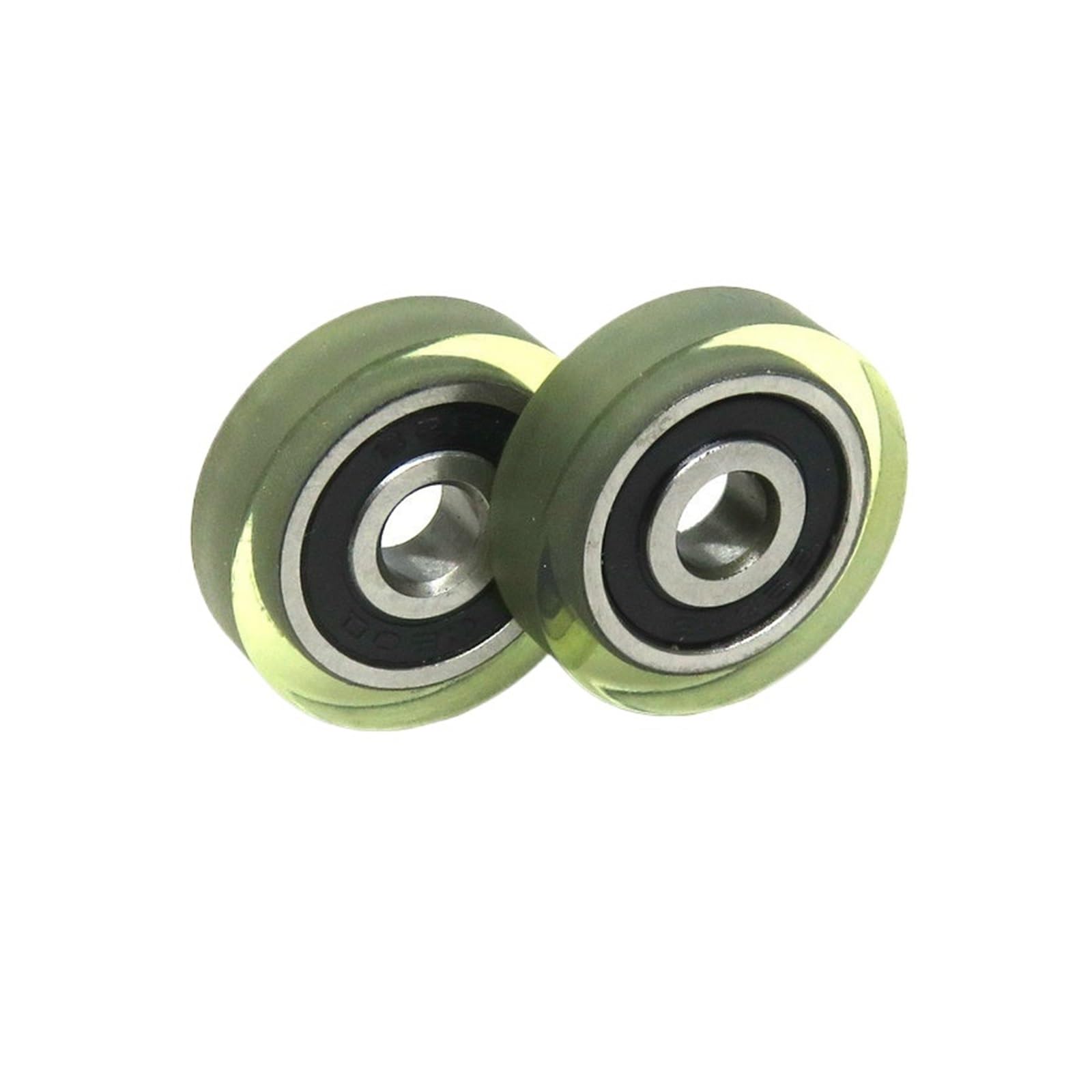 10 pièces rouleau enduit PU de 20 mm de diamètre extérieur avec roulement 625RS PU62520-5 roulement en caoutchouc souple 5x20x5mm poulie de roue silencieuse en polyuréthane