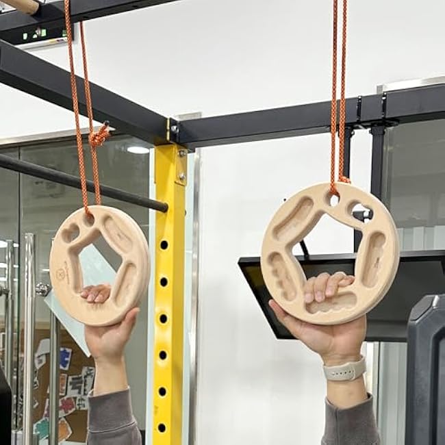 POWER GUIDANCE Hangboard Fingerboard Climbing Grip Strength Training Indoor and Outdoor Double-Sided Non-Slip Portable