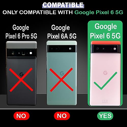 Image of Amazon Brand - Solimo Shockproof Mobile Cover Compatible with Google Pixel 6 5G (360 Degree Protection | Protective Design | Anti-Scratch Tough Slim TPU Case), Black