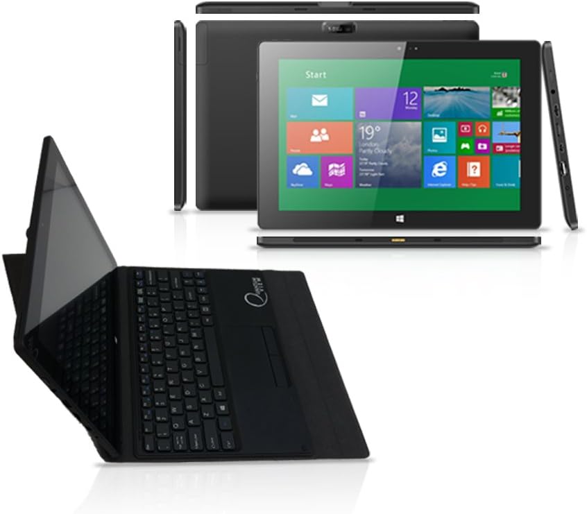 Quantum View [FULL HD] 10.1" Tablet and keyboard with Windows 8.1 & Office 365, Intel Baytrail-T (Quad-core) Z3735F 1.33GHz, 2GB RAM+32GB 1920X1200