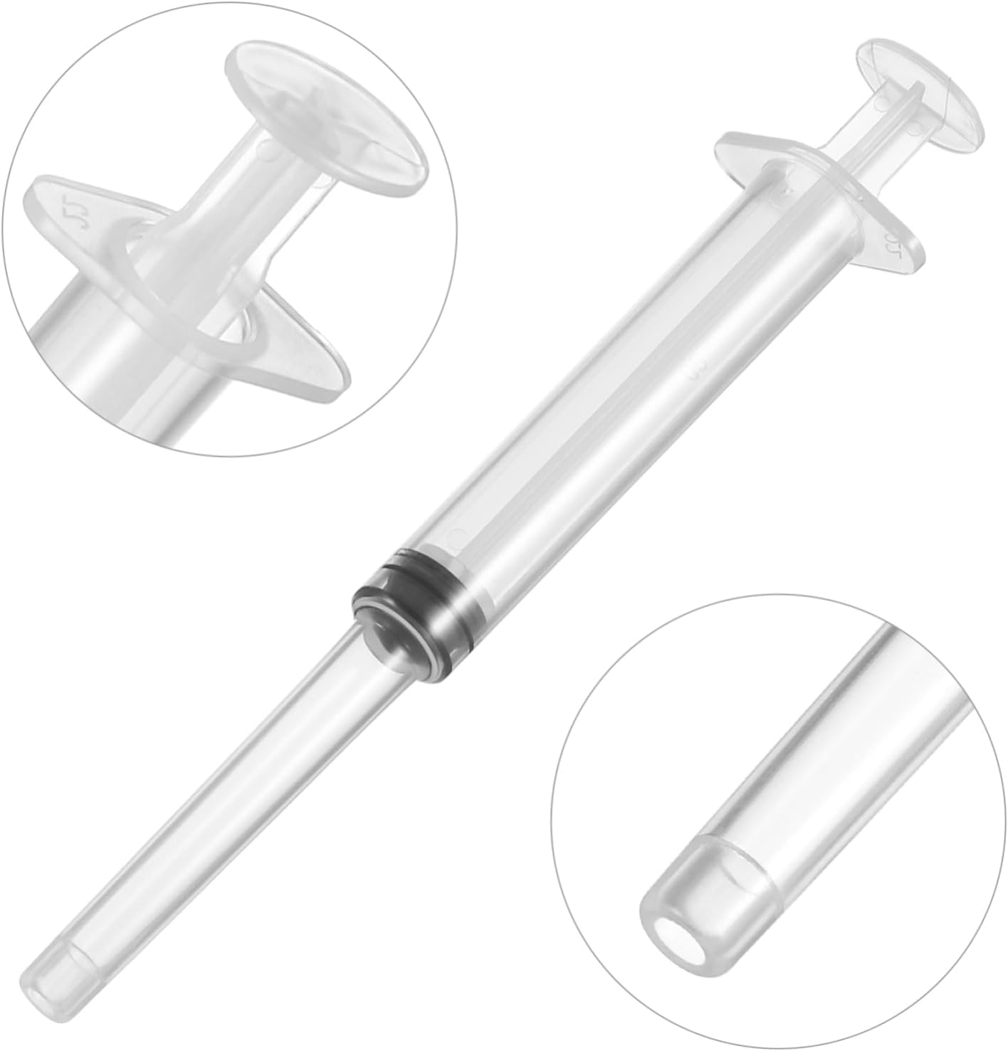 Didiseaon 10Pcs Disposable Launcher for Rectal Use Painless Tube Applicators with Caps for Easy and Convenient Application