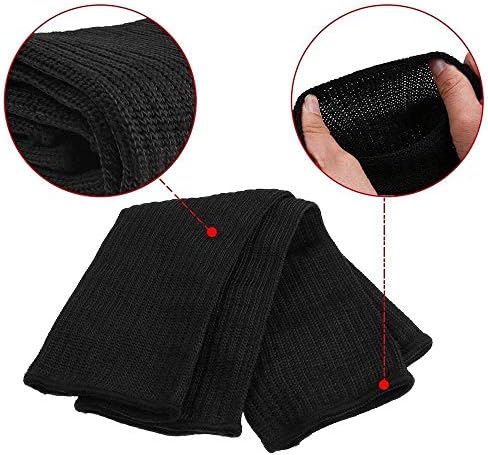 DESTRIC Arm Protection Sleeve, Cut Resitant Sleeve 40cm Burn Resistant Anti Abrasion Safety for Garden Kitchen Farm Work 1 Pair
