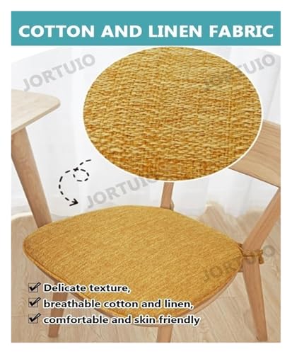 Coussin de chaise avec liens idéal contre les assises rigides