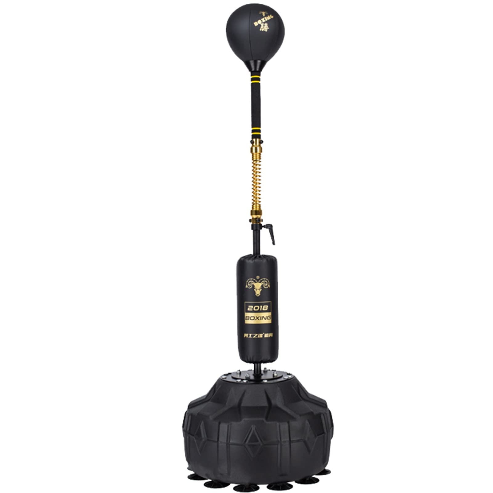Cobra Bag - Pelota de entrenamiento de velocidad réflex ajustable para adultos y niños - Saco de boxeo de velocidad sólida independiente - Altura ajustable