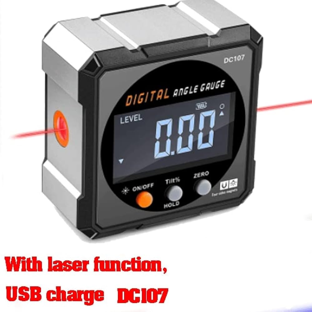 Amazon.co.jp: レーザー デジタル分度器 傾斜計 分度器 レーザー
