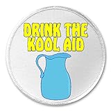 Drink The Kool Aid - 3' Sew/Iron On Patch Electric Acid Tom Wolfe