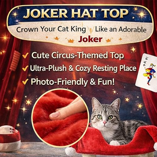 Torre para Gatos de Tema Circo y Payaso, Multi-nivel miniatura 5