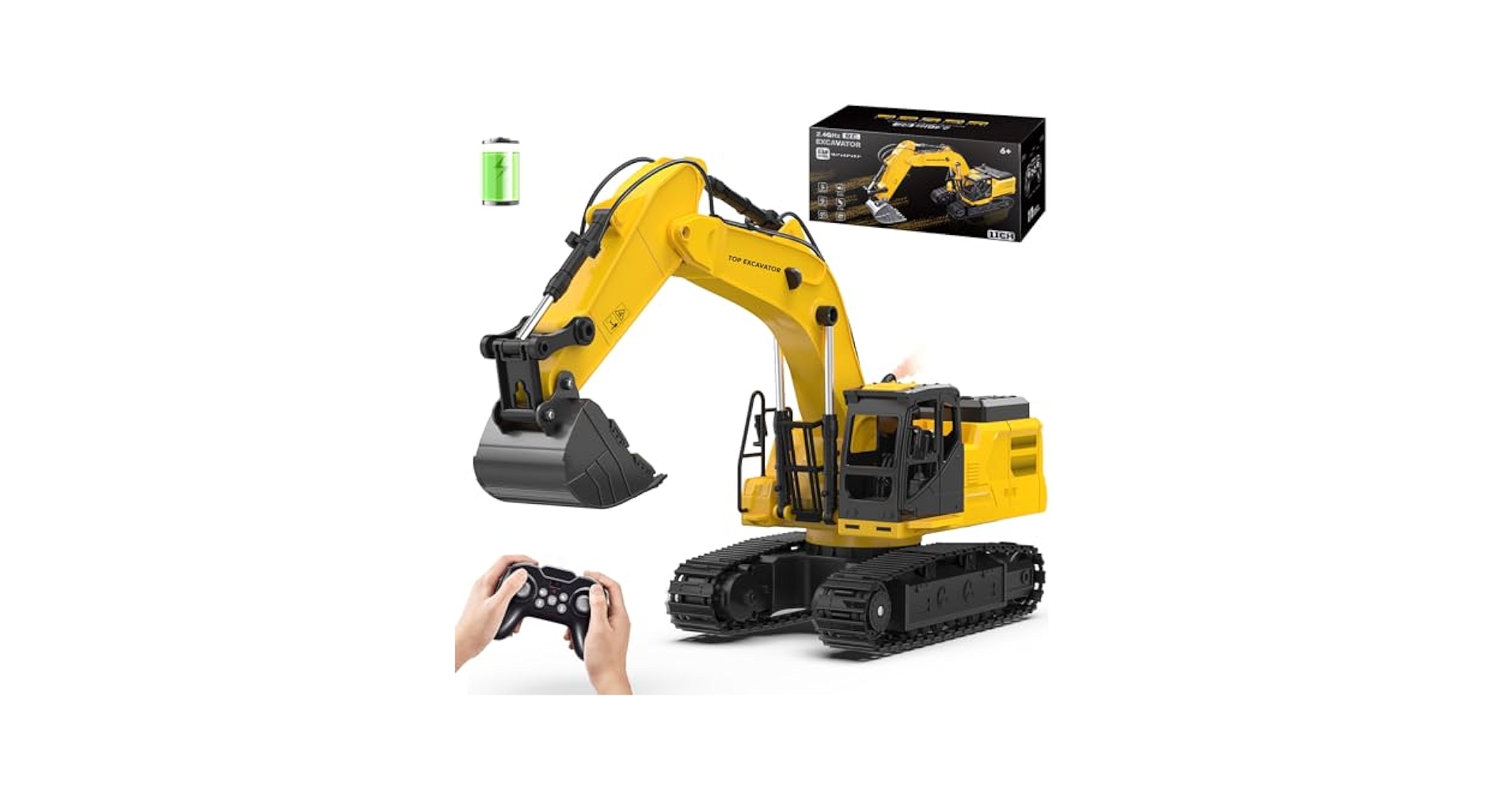 MEGA SHOVEL DOZER 4チャンネルラジオコントロール MEGA SHOVEL DOZER 4チャンネルラジオコントロール Amazon.com
