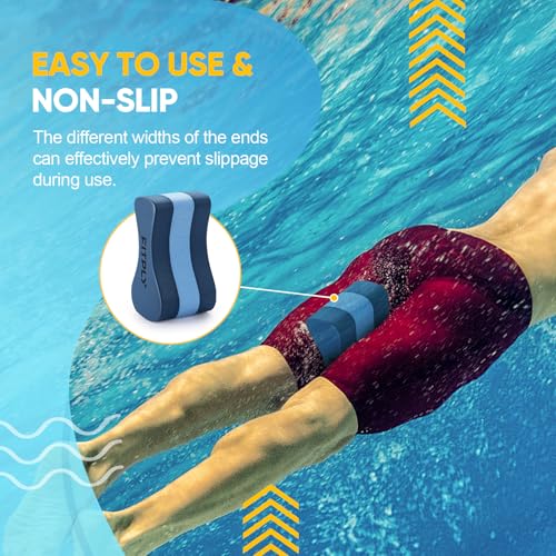 2PCS Pull Buoy para natación, espuma EVA 3 capas miniatura 5