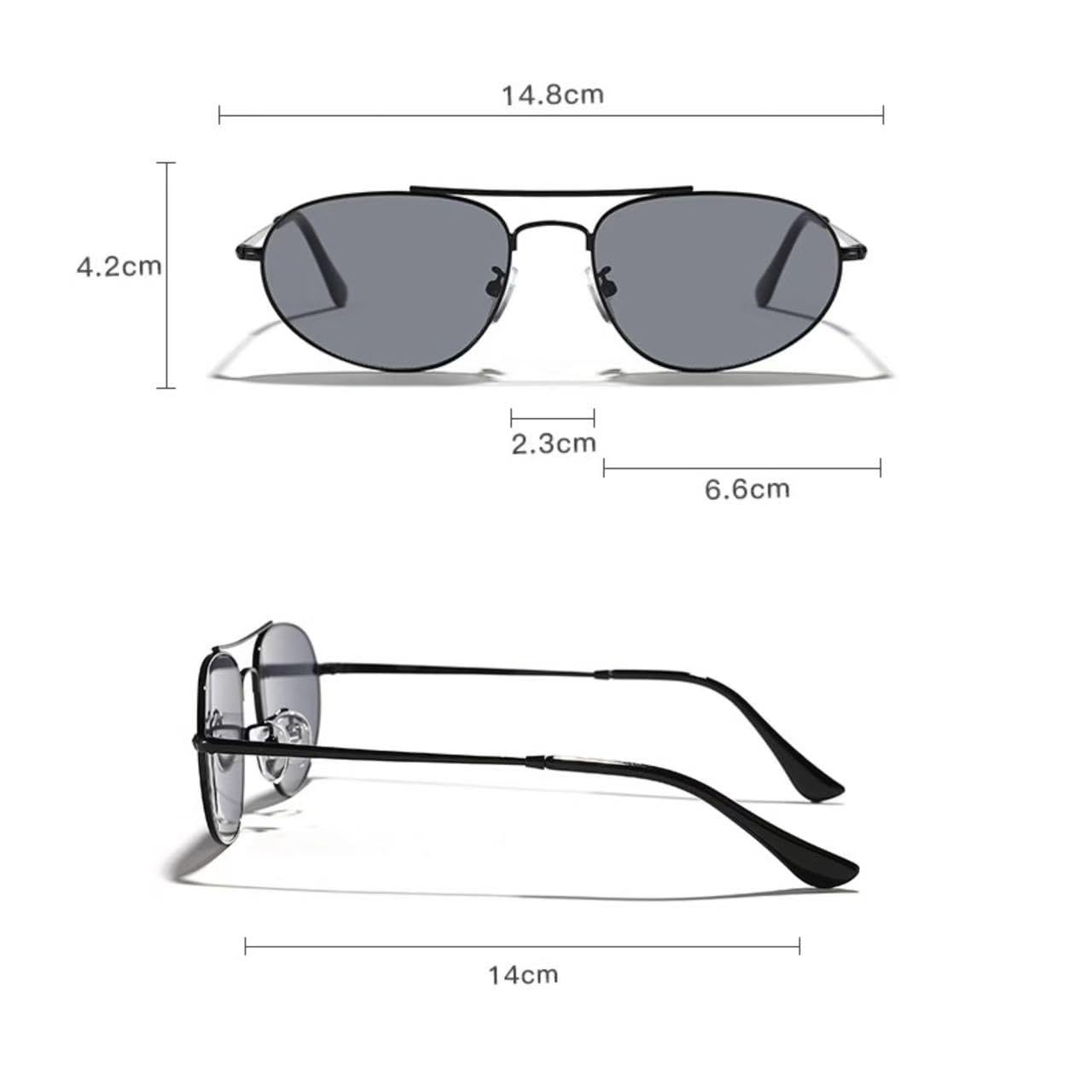 Gafas de sol con montura y protección UV,