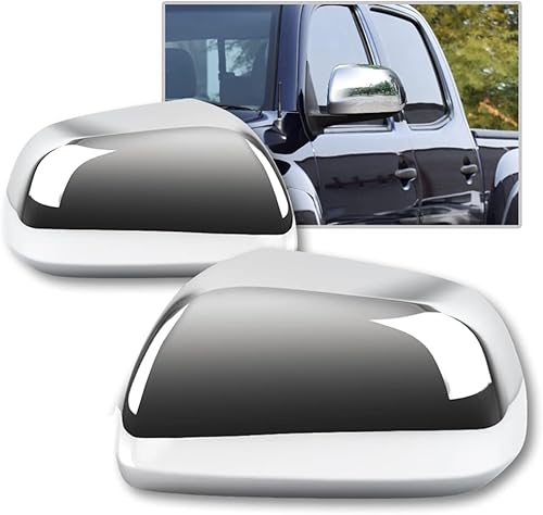Miniatura 1 de Cubierta cromada para espejo lateral compatible con Toyota Tacoma 2012-2015 / Toyota Sienna 2011-2015 / Toyota Highlander 2008-2013, kit de cubierta