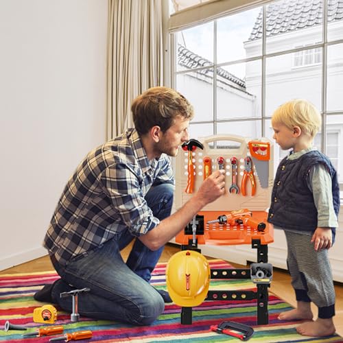 Magic4U 8801 Kids Tool Bench Set,Magic4U 95Pcs Toddler Tool Workbench thumb #7