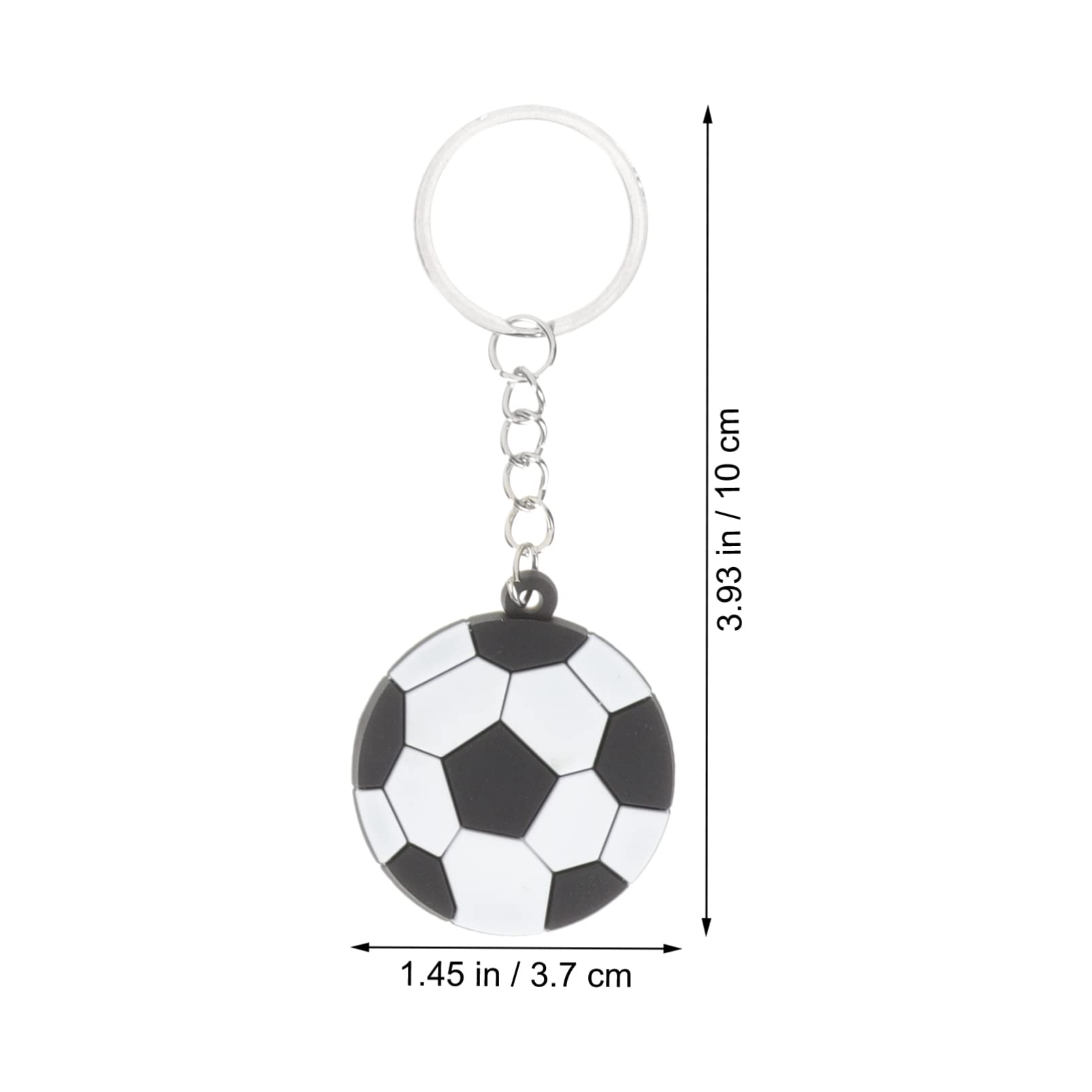 Toddmomy Llavero Cadenas Llaves para Fútbol Americano Fútbol para Encantos De Baloncesto Favores De Fiesta Deportiva Llave En Forma De Bola Aleación
