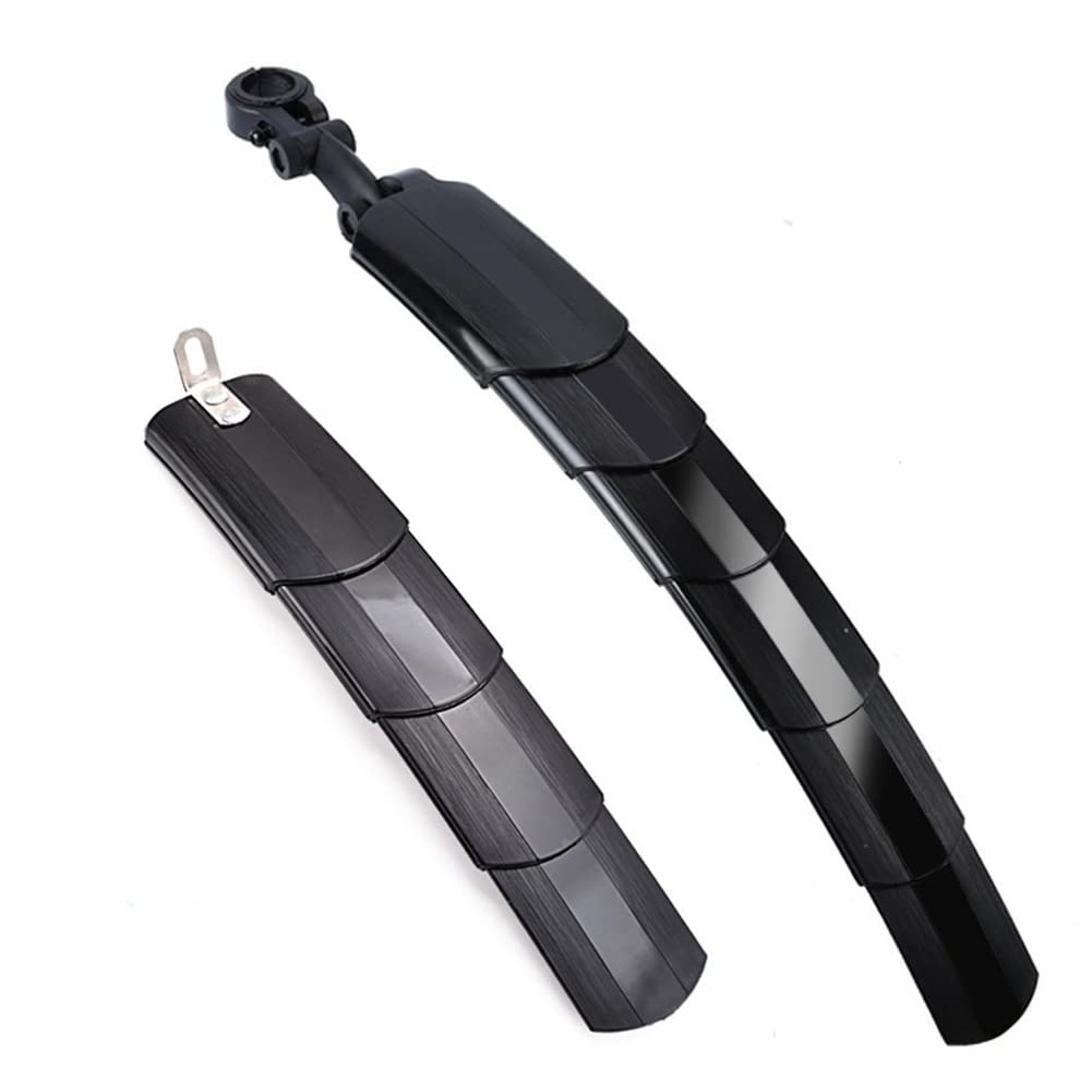 GudGmtoy Telescopic Fenders, Bicycle MTB Mudguard Fenders Ultralight Retractable Mountain Bike Mud Guard Tool, Fenders Front And Rear Mudguards (Type A)