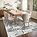 8x10 Area Rugs for Living Room: Abstract Washable Rug with Anti-Slip Backing Non-Shedding Stain-Resistant Soft Modern Large Carpet for Bedroom Dining Room Farmhouse Nursery Home Office Black