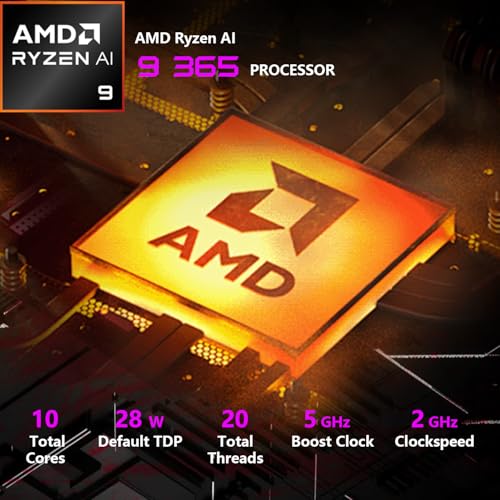 Image of HP OMEN 17.3 inch RTX 5060 AI Gaming Laptop, FHD IPS 144Hz, AMD Ryzen AI 9 365(Beats Intel i9), 64GB DDR5 RAM, 2TB SSD, RGB Backlit KB, Low Blue Light, Bundle with Thunderobot 7 in-1 USB-C Hub