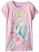 Disney Girls' Frozen Elsa Bubble Sleeve T-Shirt