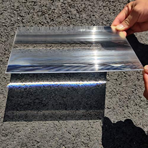 Image of Linear Fresnel Lens, Size:250x150mm, Focal Length 120mm Linear Lens, Focal is a line, for Solar Project, Optical Education, DIY Project