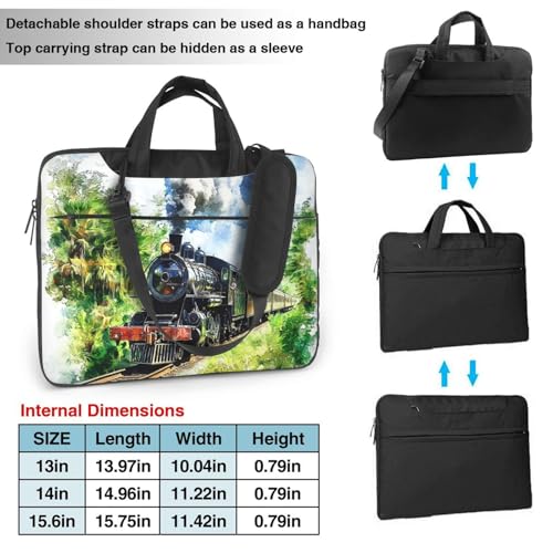 Maletín Vintage para Laptop 14 pulgadas Impermeable miniatura 4