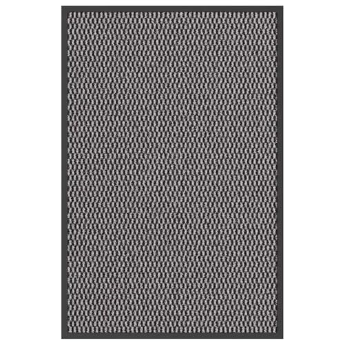 vidaXL Felpudo Antracita 60x90 cm, Felpudo, Felpudo de Bienvenida, Felpudo de Interior, Felpudo de Entrada, Felpudo de Exterior, Felpudo Lavable