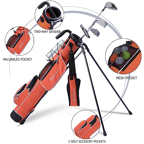 image for RUTHNISSI Golf Stand Bag, Lightweight Golf Easy Carry Bag with Padded 