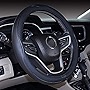 Mayco Bell Microfiber Leather Car Medium Steering Wheel Cover (14.5''-15'',Black)