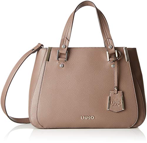 Preisvergleich Produktbild Liu Jo Damen Isola Henkeltasche, Grau (Ginger), 12.5x22x31 cm