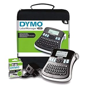 Dymo LabelManager 210D, In Praktische Soft Case, S0964070, Zwart
