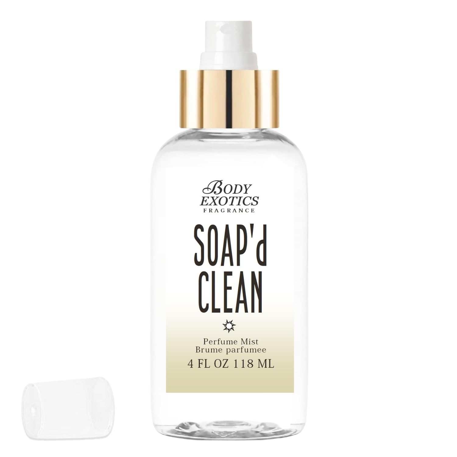 SOAPED CLEAN Body & Hair Cologne Mist by SOLNBODY - the Simply Fresh Scent of Pure Soap, Cool Water and Clean Cotton - Infused with Skincare Extracts