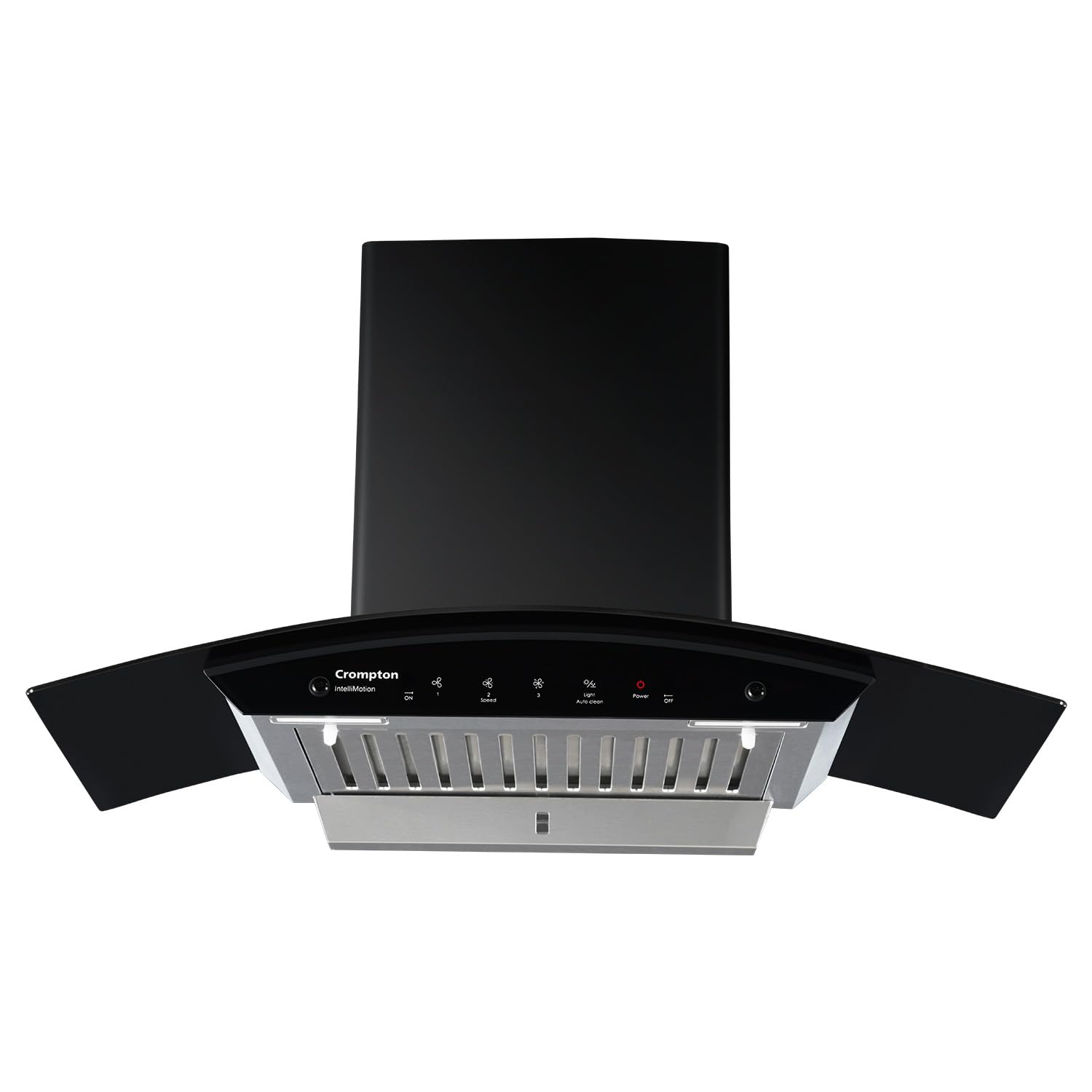 Crompton IntelliMotion 90 cm Curved Glass Kitchen Chimney with Auto-Clean & 990 m³/hr Suction | Silent Kitchen Chimney With Baffle Filter, Motion Sensor and Touch Control (Black) (B0B65NKSDW) Amazon Price History, Amazon Price Tracker