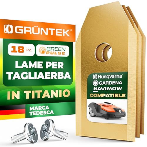 COMPATIBILITÀ CON HUSQVARNA, GARDENA E NAVIMOW – Dimensioni 35mm x 19 mm. Adatte alla maggior parte dei modelli Husqvarna, Gardena e Navimow, per un utilizzo pratico e versatile. Il set di lame è adatto per i comuni modelli di tosaerba robot e garantisce un montaggio senza problemi. Il tosaerba robot rimane quindi pronto per l'uso in qualsiasi momento.