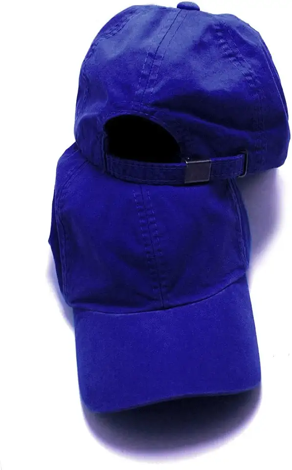Boné Liso Unissex Sarja Aba Curvada Cor Azul