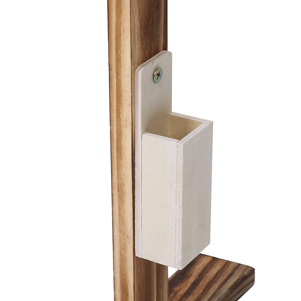 Supporto di ricamo in legno antico, supporto per punto croce con altezza regolabile, supporto per ricamo per amanti del lavoro manuale e artisti, accessori per cucito, accessori per artigianato
