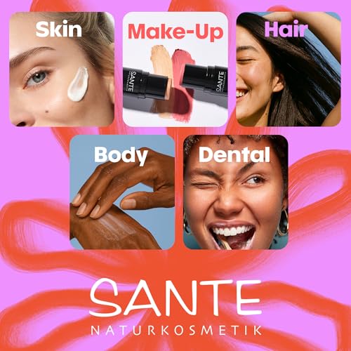 SANTE Naturkosmetik Glossy Shine Shampoo - 950 ml - mit Bio-Birkenblatt & 3-Fach Protein Komplex - für glanzloses Haar - silikonfrei & vegan - dermatologisch getestet