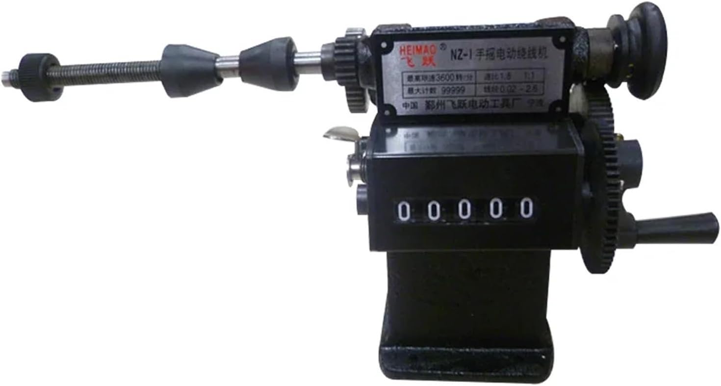 Manual Winding Machine Dual Purpose Coil Counting Winding Machine 0-99999 Counting Range Winding Machine Industrial Motor Repair
