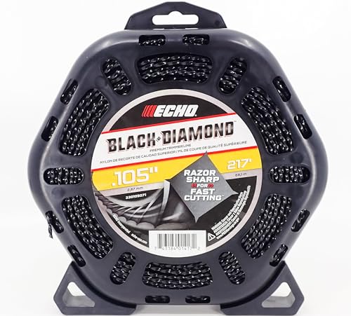 Traverse Creek Incorporated Genuine Echo Black Diamond Trimmer LINE .105 1LB PKG 217 FEET