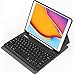 Price comparison product image Inateck Keyboard Case for iPad 2020(8th Gen)/iPad 2019(7th Gen) 10.2 Inch, iPad Air 3, iPad Pro 10.5, with Magnetic Detachable Keyboard, Pencil Holder and Soft Shell, UK Layout, KB02012,Dark Gray