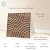 WoveN SounD Artisan Acoustic Wall Panels, 23.6x23.6 Inch 8 Pack, PVC Wood Grain Veneer Carved Sound Proof Wall Decor, Self-Adhesive for Home, Studio, Office & Focus Zones, Interlaced Arcs, Teak