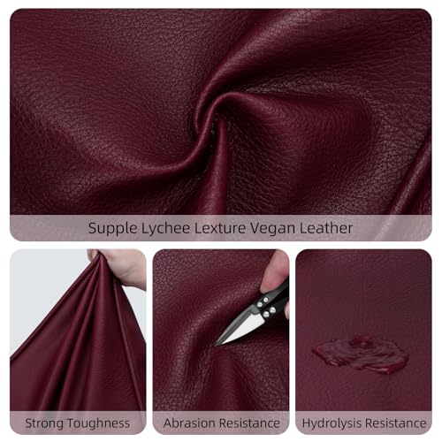 Bolso Tote para mujer de cuero vegano gran capacidad miniatura 4