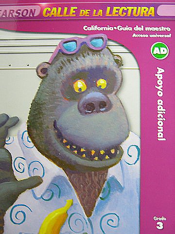 2010 Pearson Calle de la Lectura Grado 3 California Guia del maestro ...
