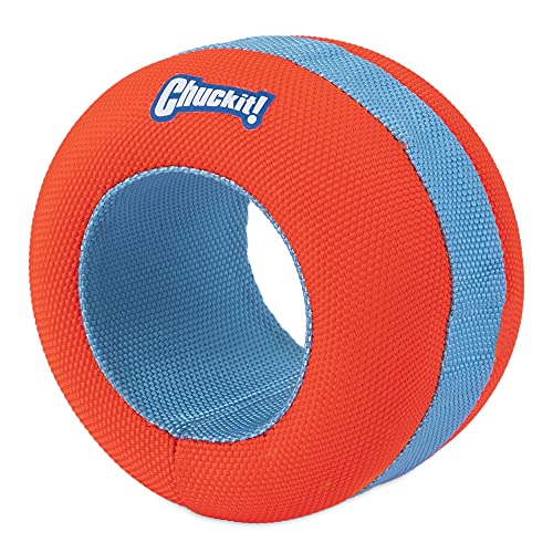 Chuckit! - Amphibious Roller - Verfolgungsspielzeug für Hunde - Unsinkbares Spielzeug, das auf der Wasseroberfläche schwimmt - Rad für Wasserspiele - Einheitsgröße - Durchmesser 10 cm