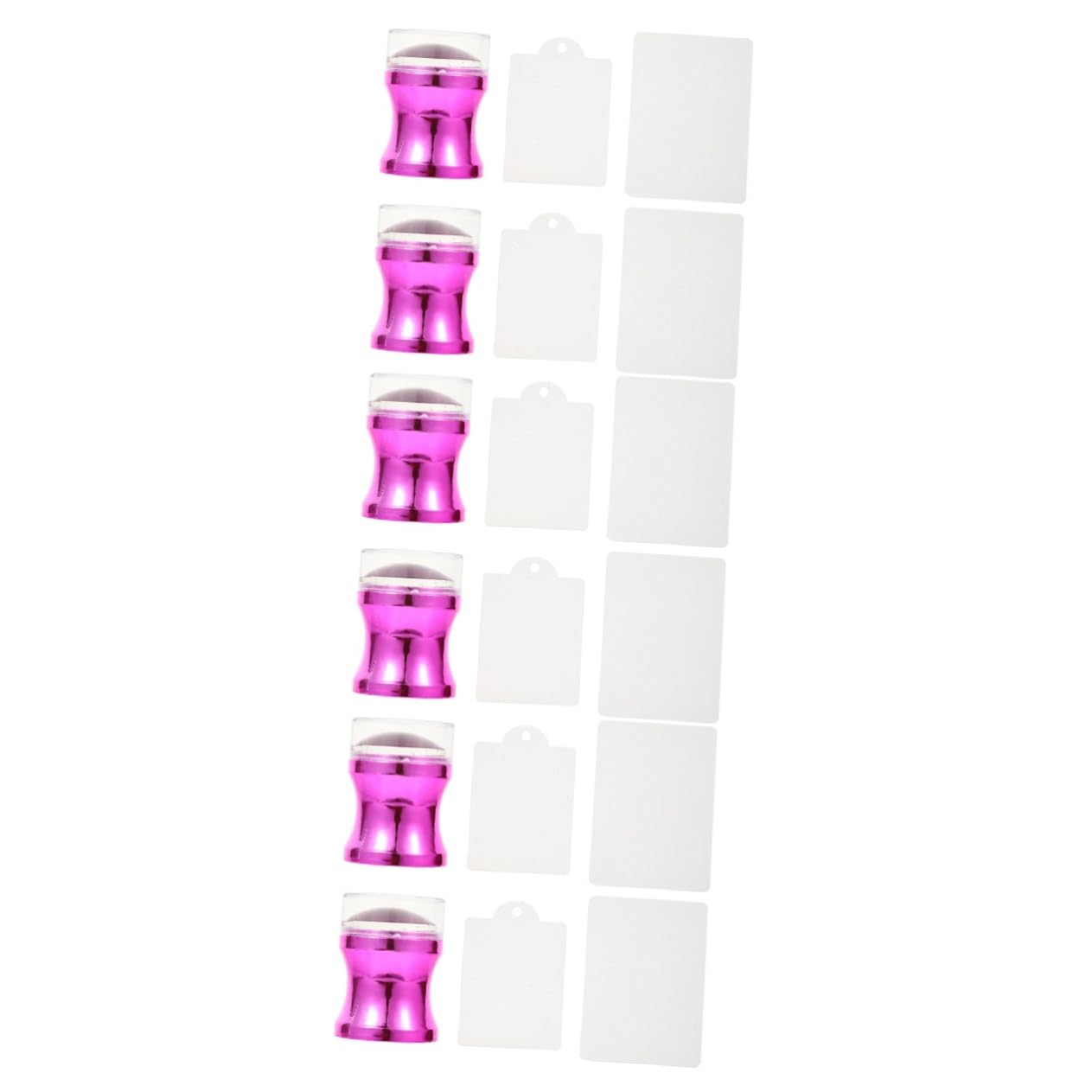 POPETPOP 3sets Stamper Per Unghie Silicone Kit Manicure Nail Art Stampers Strumento Stamping Per Unghie Per Nail Art Te