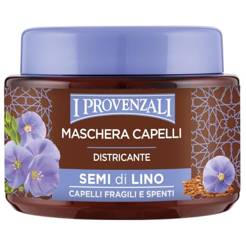 I Provenzali | Maschera Capelli Semi di Lino, Districante, 200 ml