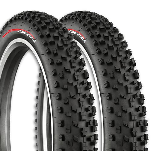 Fincci Pair 26x4.0 Fat Bike Tires - Big 26 inch...
