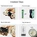 VOOKRY 10 Strands 200 LEDs Hanging Twinkle Fairy Lights Battery Operated with Remote, Waterproof Waterfall Vine String Lights Silver Wire Branch Lights with Timer for Outdoor DIY Watering Can Lights
