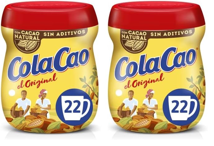 ColaCao Original: con Cacao Natural y sin Aditivos - 310g (Paquete de 2)