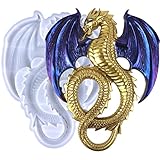 3D Dragon Animal Silicone Molds,Large Resin Mould, Epoxy Resin Molds DIY Resin Casting for Wall Hanging Door Desktop Paperweight,Cabinets Valentine Anniversary Christmas Gifts Home Office Art Decor
