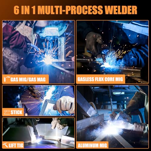HIZONE 6-in-1 Aluminum MIG Welder