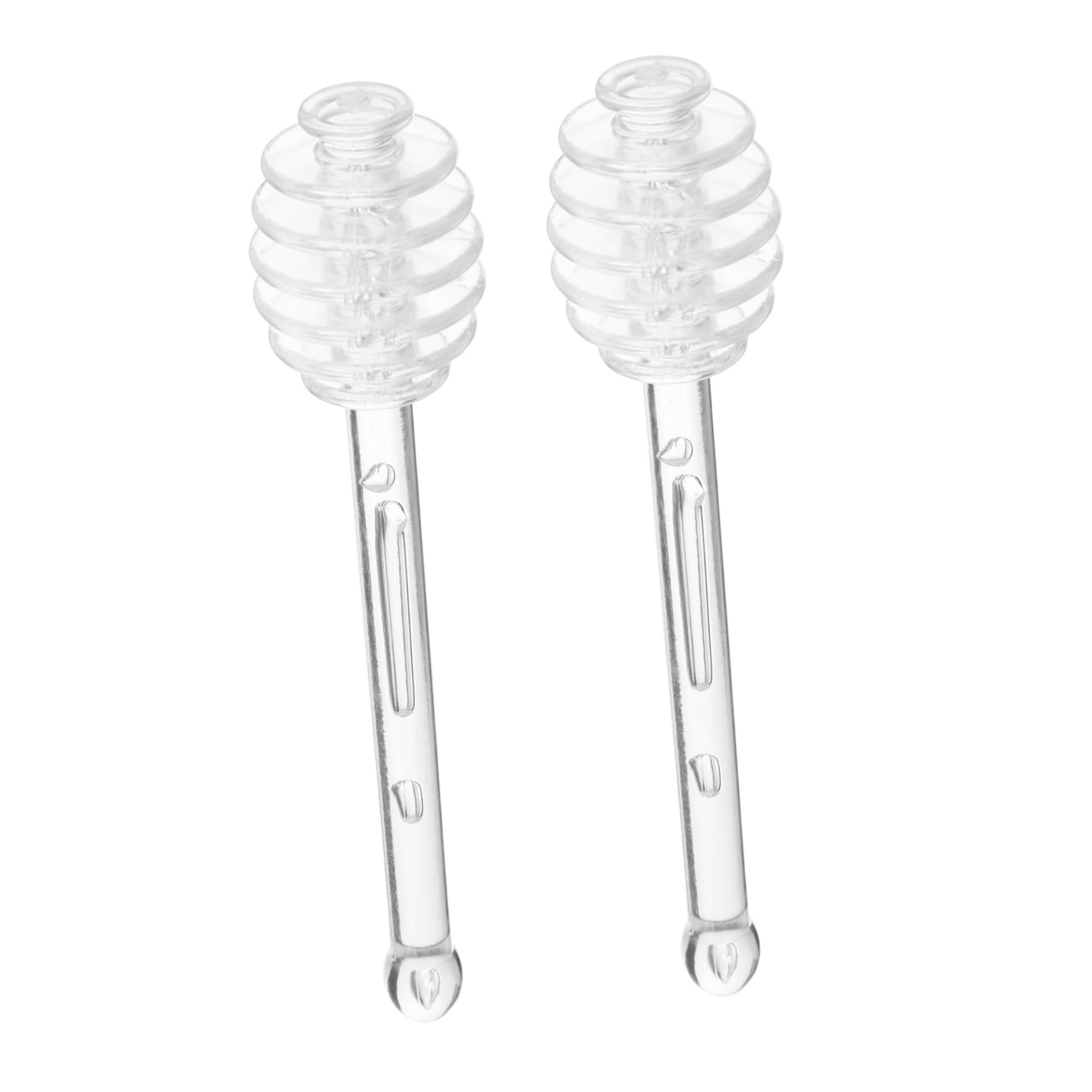 JECOMPRIS Stainless Steel Honey Stirrer 2 Pcs Honey Mixing Stick Spoon Mini Easy Maintenance