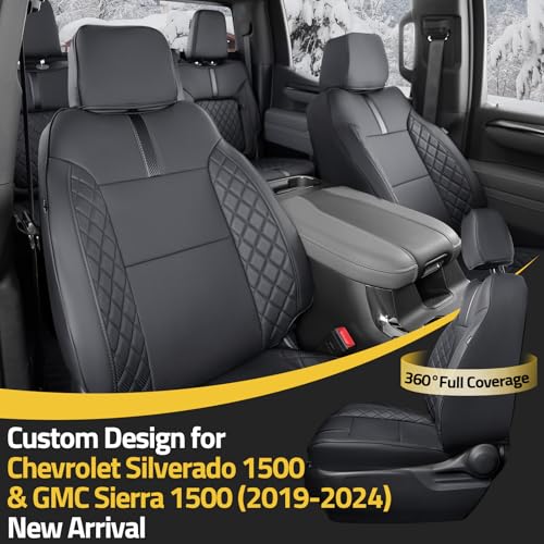 Image of 2019-2026 Chevy Silverado /GMC Sierra Seat Covers, Black